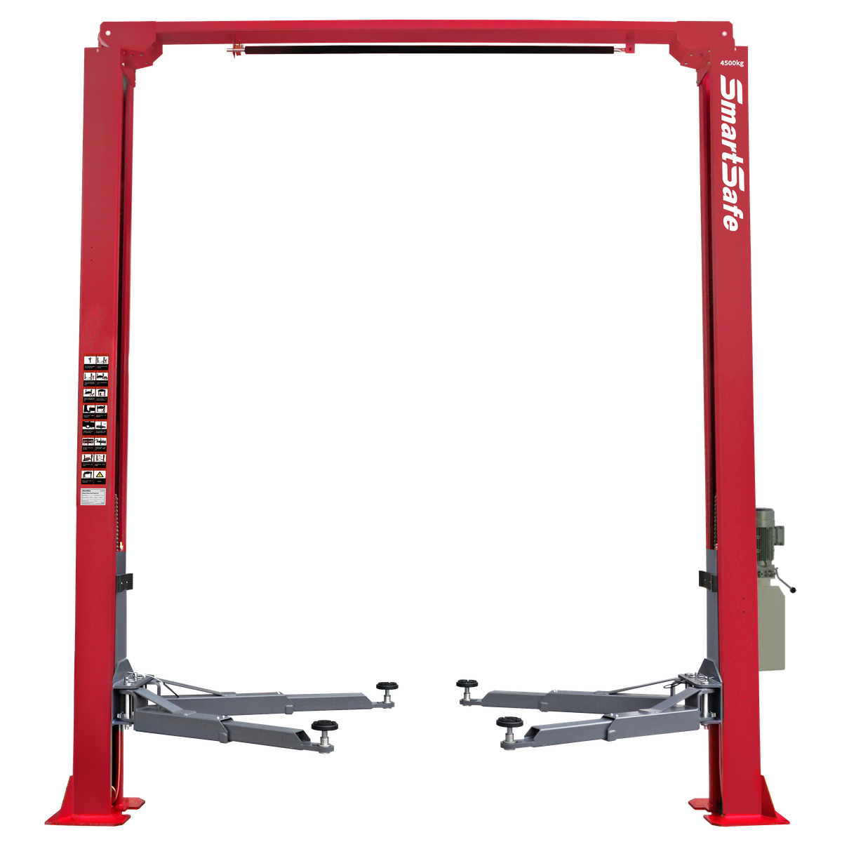 4.5-Ton Heavy-Duty Clear-Floor 2-Post Lift LT245C